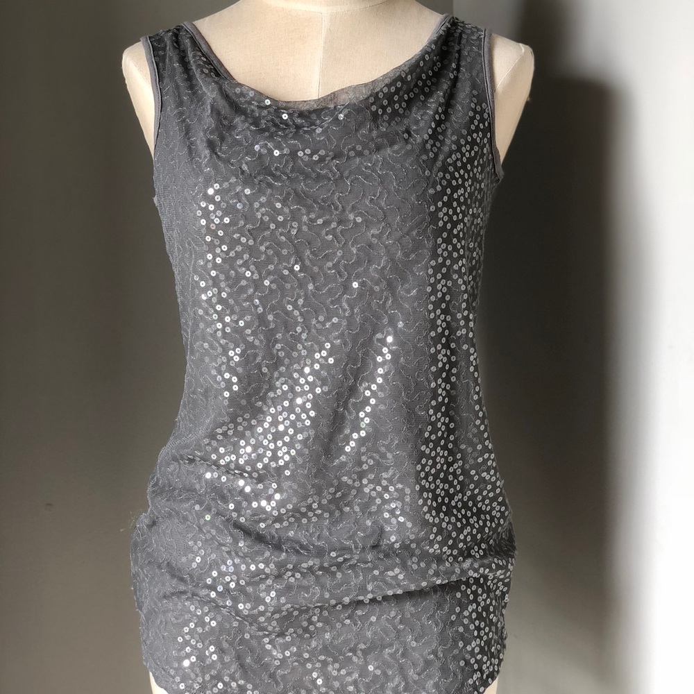 Mossimo sparkle shinny tank top /cami sz. M